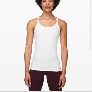 White Free to be tank  | LULULEMON | 6